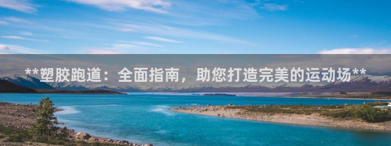 尊龙凯时的生产设备：**塑胶跑道：全面指南，助您打造完美的运动场**