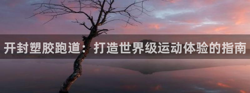 kb88凯时SO权威AG发财网：开封塑胶跑道：打造世界级运动体验的指南