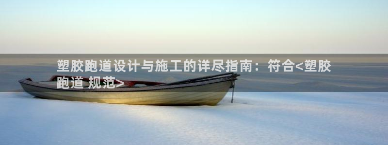 尊龙手机客户端app：塑胶跑道设计与施工的详尽指南：符合<塑胶
跑道 规范>