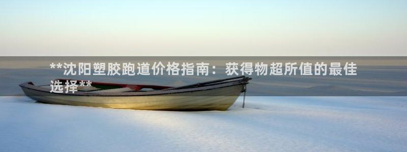 尊龙凯时是不是合法：**沈阳塑胶跑道价格指南：获得物超所值的最佳
选择**