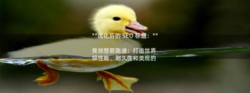 尊龙凯时赢不了：**优化后的 SEO 标题：**

竞技塑胶