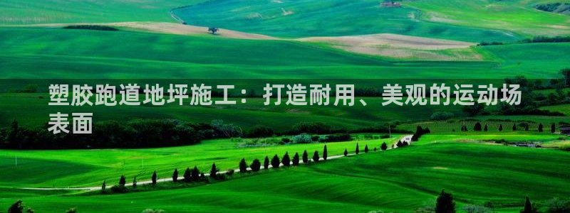 尊龙贴吧：塑胶跑道地坪施工：打造耐用、美观的运动场
表面