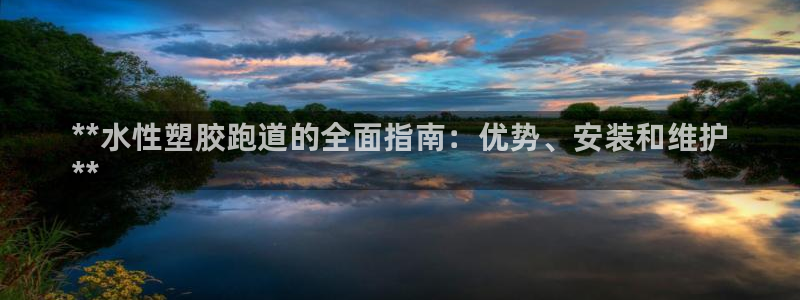 尊龙游戏官方网：**水性塑胶跑道的全面指南：优势、安